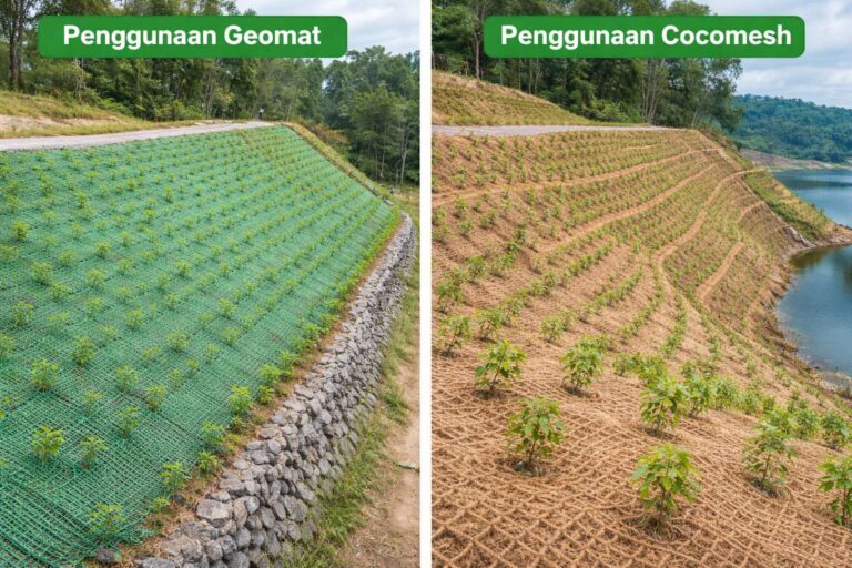 Perbedaan Geomat dan Cocomesh