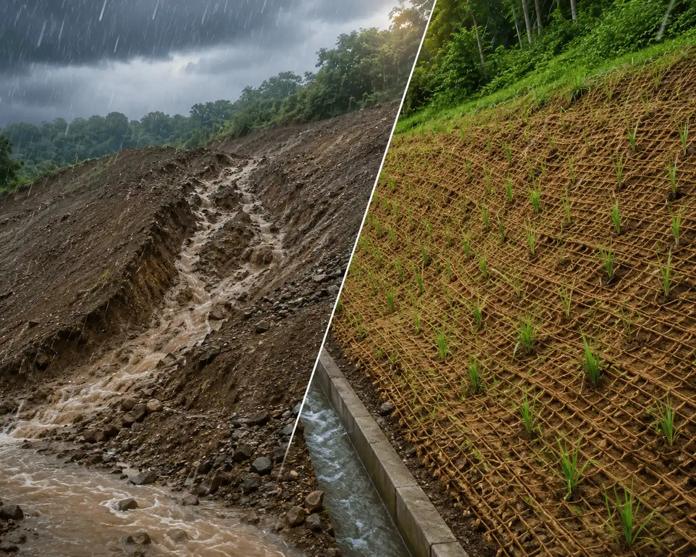 Cara Menjaga Tanah Tetap Stabil Saat Hujan